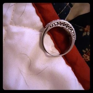 Ring sterling diamond